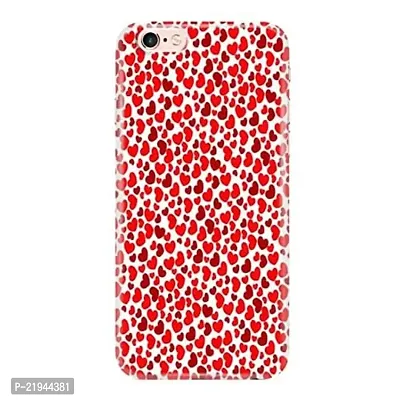 Dugvio? Polycarbonate Printed Hard Back Case Cover for iPhone 6 Plus (Red Dil Love)