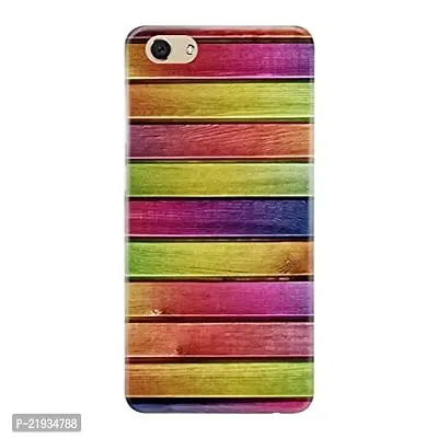 Dugvio? Polycarbonate Printed Hard Back Case Cover for Oppo F3 Plus (Colorful Wooden)-thumb0