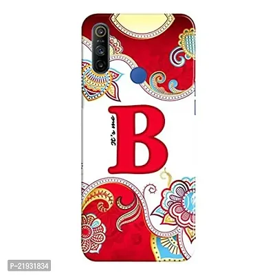 Dugvio? Polycarbonate Printed Hard Back Case Cover for Realme Narzo 10A / Narzo 20A (Its Me B Alphabet)-thumb0