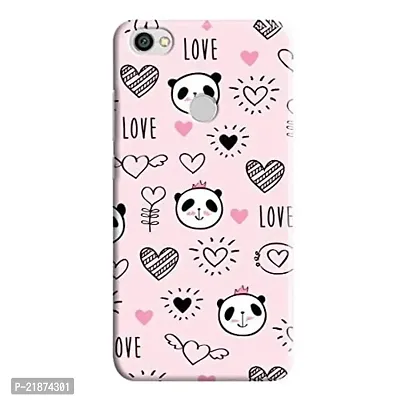 Dugvio Printed Colorful Love Heart Bear Designer Back Case Cover for Xiaomi Redmi Y1 / Redmi Y1 (Multicolor)