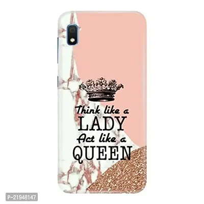 Dugvio? Polycarbonate Printed Hard Back Case Cover for Samsung Galaxy M01 Core/Samsung M01 Core (Think Like a Lady Quotes)