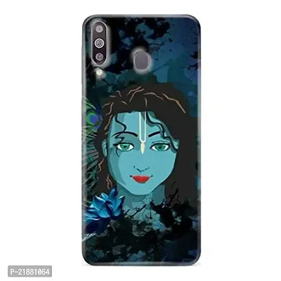 Dugvio Polycarbonate Printed Colorful Lord Krishna, Radhe Shyam Designer Hard Back Case Cover for Samsung Galaxy M30 / Samsung M30 / SM-M305F/DS (Multicolor)