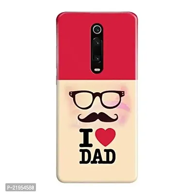 Dugvio? Polycarbonate Printed Hard Back Case Cover for Xiaomi Redmi K20 (I Love Dad Quotes)
