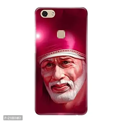 Dugvio Polycarbonate Printed Colorful Lord Sai Baba, Shirdi Sai Baba, Baba Designer Hard Back Case Cover for Vivo V7 Plus (Multicolor)