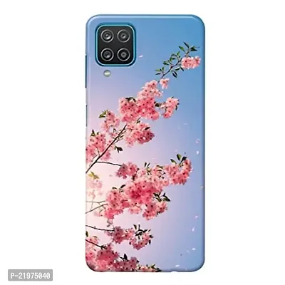 Dugvio? Printed Designer Back Case Cover for Samsung Galaxy M32 / Samsung M32 (Sky with Pink Floral)