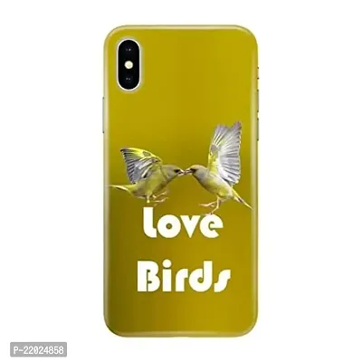 Dugvio? Printed Designer Hard Back Case Cover for iPhone X (Love Birds)