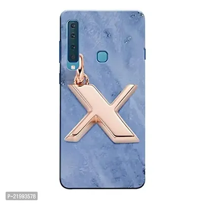 Dugvio? Printed Designer Hard Back Case Cover for Samsung Galaxy A9 (2018) / Samsung A9 (2018) / SM-A920F/DS (X Name Alphabet)-thumb0