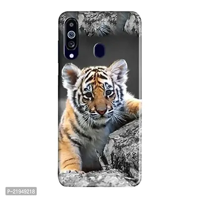 Dugvio? Polycarbonate Printed Hard Back Case Cover for Samsung Galaxy A60 / Samsung A60 / SM-A606F/DS (Tiger Childhood, Tiger)