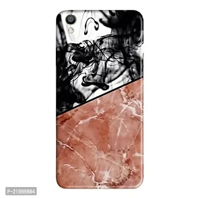 Dugvio? Printed Designer Back Cover Case for Oppo F1 Plus - Smoke Effect with Marble