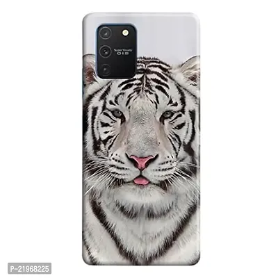 Dugvio? Printed Designer Back Case Cover for Samsung Galaxy S10 Lite/Samsung S10 Lite (White Tiger Face)