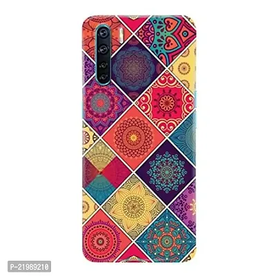 Dugvio? Printed Designer Back Cover Case for Oppo F15 - Pattern Style