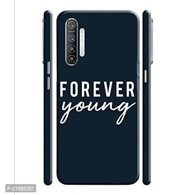 Dugvio? Printed Designer Back Cover Case for Realme XT/Realme X2 - Forever Young Motivation Quotes-thumb0