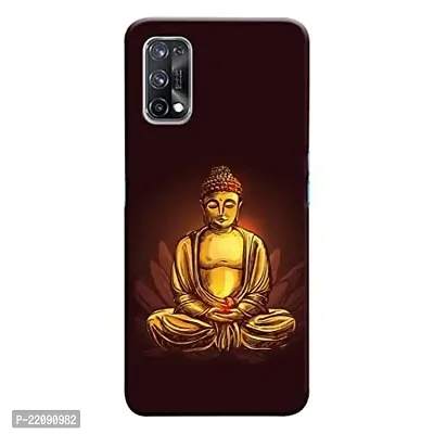 Dugvio? Printed Hard Back Case Cover for Realme X7 Pro (Lord Gautama Buddha, Buddha)-thumb0