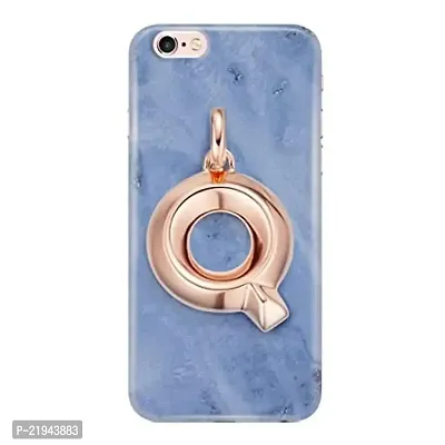 Dugvio? Polycarbonate Printed Hard Back Case Cover for iPhone 6 / iPhone 6S (Q Name Alphabet)