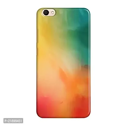 Dugvio? Polycarbonate Printed Colorful Painting Color Water Color Designer Hard Back Case Cover for Vivo Y55 / Vivo Y55L (Multicolor)-thumb0