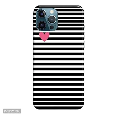 Dugvio? Printed Designer Hard Back Case Cover for iPhone 12 / iPhone 12 Pro (Black Pattern)