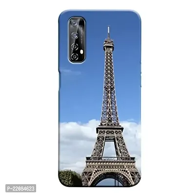 Dugvio? Printed Designer Matt Finish Hard Back Cover Case for Realme Narzo 20 Pro/Realme 7 / Realme Narzo 30 - Eiffel Tower-thumb0