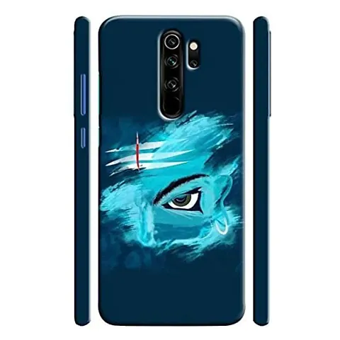 Dugvio Printed Colorful Lord Shiva, Mahakal, Angry Shiva Designer Hard Back Case Cover for Xiaomi Redmi Note 8 Pro/Redmi Note 8 Pro (Multicolor)