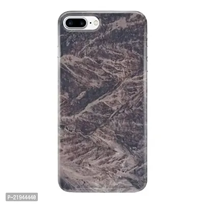 Dugvio? Polycarbonate Printed Hard Back Case Cover for iPhone 7 Plus (Grey Marble)