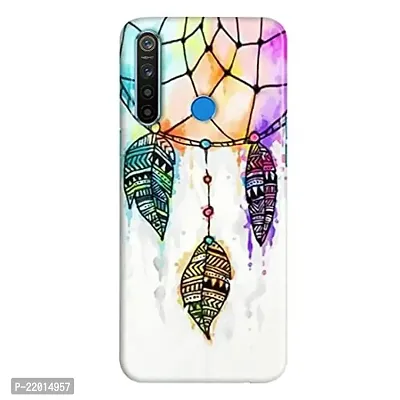 Dugvio? Printed Designer Hard Back Case Cover for Realme 5i / Realme 5S/ Realme Narzo 10 (Colorful Dreamcatcher)