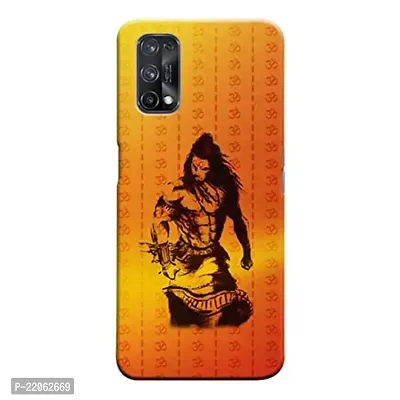 Dugvio? Printed Designer Matt Finish Hard Back Cover Case for Realme Q2 Pro - Lord Shiva, Bholenath