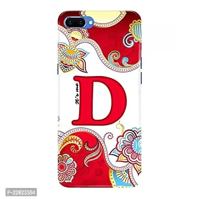 Dugvio? Printed Designer Hard Back Case Cover for Oppo A3S (Its Me D Alphabet)