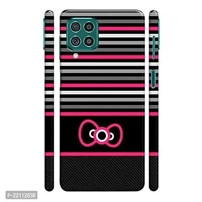 Dugvio? Printed Hard Back Case Cover Compatible for Samsung Galaxy F62 / Samsung Galaxy M62 - Pink Bow (Multicolor)