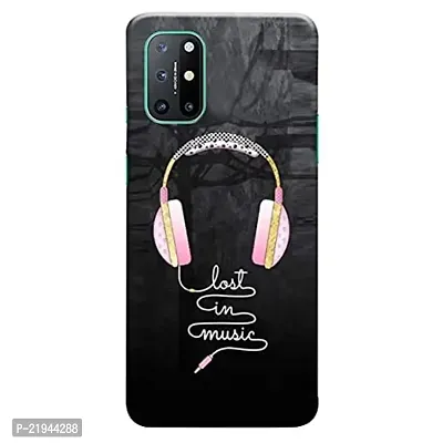 Dugvio? Polycarbonate Printed Hard Back Case Cover for OnePlus 8T (Music Art)