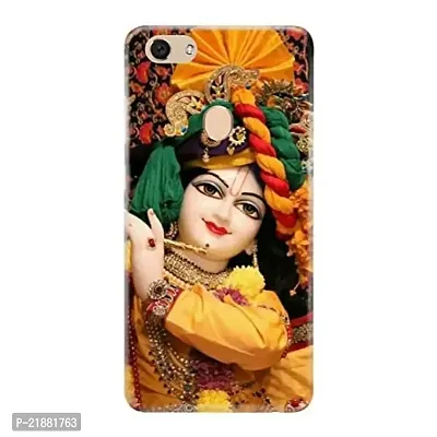 Dugvio Polycarbonate Printed Colorful Lord Krishna, Radhe Krishna Designer Hard Back Case Cover for Oppo F5 (Multicolor)