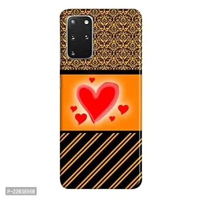 Dugvio? Printed Designer Matt Finish Hard Back Case Cover for Samsung Galaxy S20 Plus/Samsung S20 Plus (Heart Art)-thumb0
