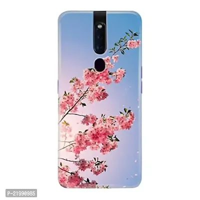 Dugvio? Printed Designer Back Cover Case for Oppo F11 Pro - Sky with Pink Floral