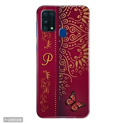 Dugvio? Printed Designer Matt Finish Hard Back Case Cover for Samsung Galaxy M31 / Samsung M31 (P Name Alphabet)-thumb0