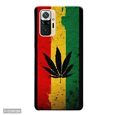 Dugvio? Printed Hard Back Cover Case for Xiaomi Redmi Note 10 Pro Max/Redmi Note 10 Pro - Weed Colorful-thumb0