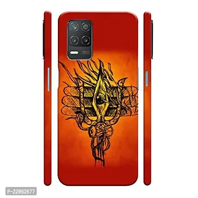 Dugvio? Printed Designer Matt Finish Hard Back Cover Case for Realme 8 (5G) / Realme 8S (5G) - Lord Shiva Eyes