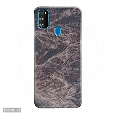 Dugvio? Printed Designer Hard Back Case Cover for Samsung Galaxy M30S / Samsung M30S (Grey Marble)