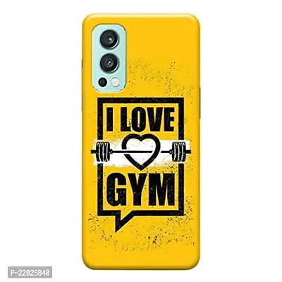 Dugvio? Printed Designer Hard Back Case Cover for Oneplus Nord 2 / Oneplus Nord 2 5G (I Love Gym Quotes)-thumb0