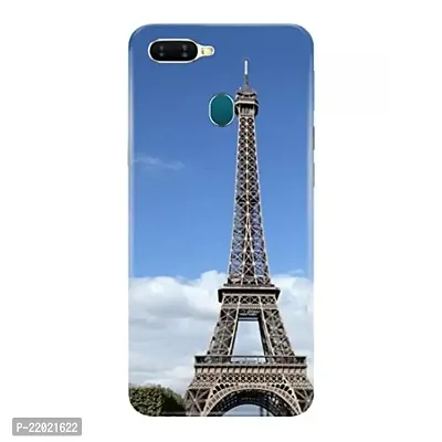 Dugvio? Printed Designer Hard Back Case Cover for Oppo A7 / Oppo A12 / Oppo A5S (Eiffel Tower)