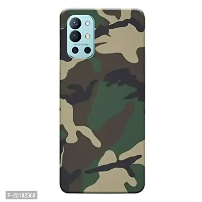Dugvio? Printed Hard Back Cover Case for OnePlus 9R / OnePlus 9R (5G) - Army Camoflage