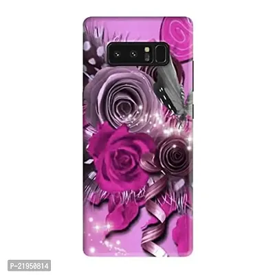 Dugvio? Polycarbonate Printed Hard Back Case Cover for Samsung Galaxy Note 8 / Samsung Note 8 / N950F (Rose Effect)-thumb0