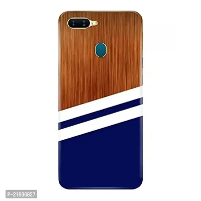 Dugvio? Polycarbonate Printed Hard Back Case Cover for Oppo A7 / Oppo A12 / Oppo A5S (Wooden and Color Art)-thumb0