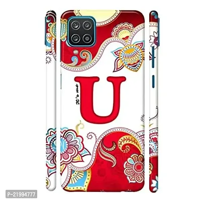 Dugvio? Printed Designer Hard Back Case Cover for Samsung Galaxy A12 / Samsung A12 (Its Me U Alphabet)