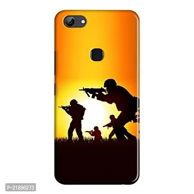 Dugvio? Polycarbonate Printed Colorful Army Camoflage Army Designer Hard Back Case Cover for Vivo V15 (Multicolor)