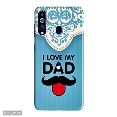 Dugvio? Printed Designer Hard Back Case Cover for Samsung Galaxy M40 / Samsung M40 / SM-M405G/DS (I Love My dad)