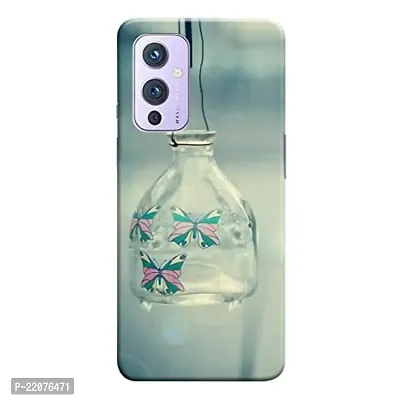 Dugvio? Printed Designer Back Cover Case for OnePlus 9 / OnePlus 9 (5G) - Butterfly in Bottle