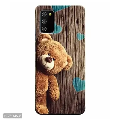 Dugvio? Printed Designer Back Case Cover for Samsung Galaxy M02S / Samsung Galaxy F02S (Wooden Love Theme)