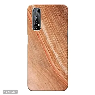 Dugvio? Printed Designer Hard Back Case Cover for Realme Narzo 20 Pro (Orange Marble)-thumb0