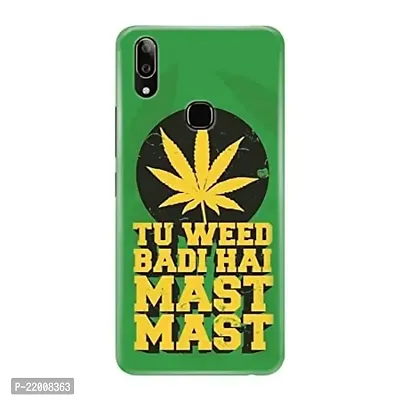 Dugvio? Printed Designer Hard Back Case Cover for Vivo V11 (Weed Flower)