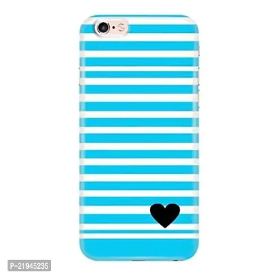 Dugvio? Polycarbonate Printed Hard Back Case Cover for iPhone 6 / iPhone 6S (Light Blue Pattern)