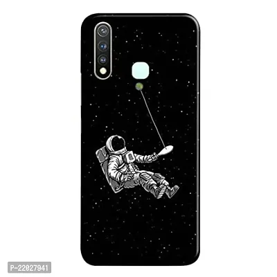 Dugvio? Printed Astronaut Sky Moon Earth Designer Hard Back Case Cover for Vivo U3 (Multicolor)