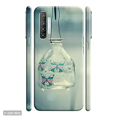Dugvio? Printed Designer Hard Back Case Cover for Realme XT/Realme X2 (Butterfly in Bottle)